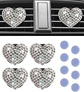 Bling Heart Style Air Conditioning Outlet Clip
