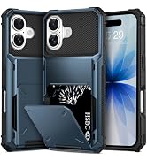 TOPAUX for iPhone 17 Wallet Case 5 Credit Card Holder Flip Cover ID Slot Back Pocket Compartment ...