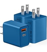USB C Wall Charger, 3Pcs 20W PD + QC3.0 USBC Charger Block Super Fast Power Output Rapid Charging...