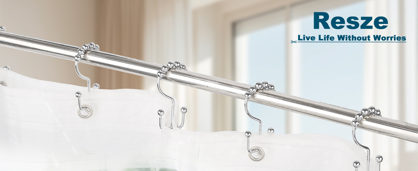 shower curtain hooks
