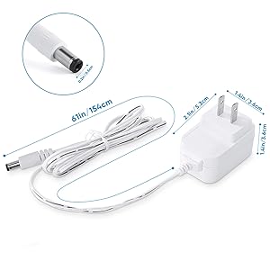 Under Cabinet Light 3 Light Bar Power Adapter 12V 1.5A