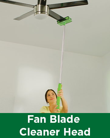 blade maid as seen on tv wall potty mop washable pads ceiling fan blades duster brush wand pole