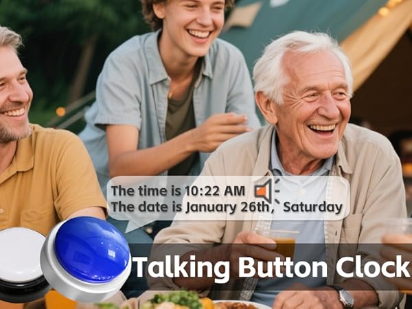 ???A+Talking Button Clock