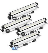 4 Pack LED Shop Lights, 40W 5400LM Plug in Garage Lights with 6.6FT Long Power Cord and On/Off Sw...
