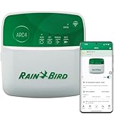 Rain Bird ARC4 App-Based Indoor Smart Irrigation WiFi Timer/Controller, 4-Zone/Station, EPA Water...