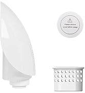 Newbealer Replacement Parts for 3in1 Facial Steamers ONLY (Model NB8388), 3 Piece - Nozzle Cover,...