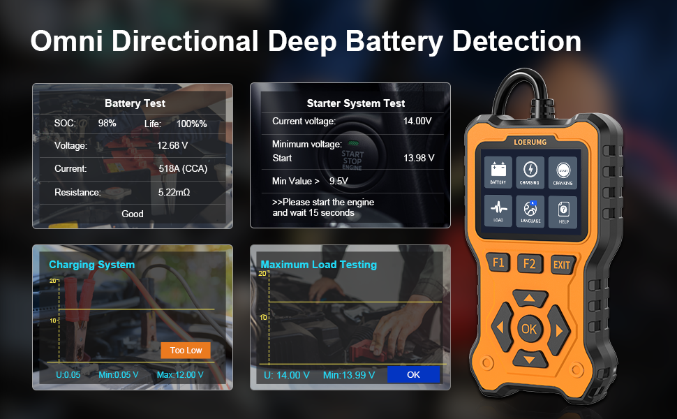 car battery tester