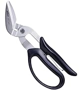 ALLEX Super Hard Spring Loaded Cardboard Scissors, Heavy Duty Shears for Thick Paper and Cardboar...