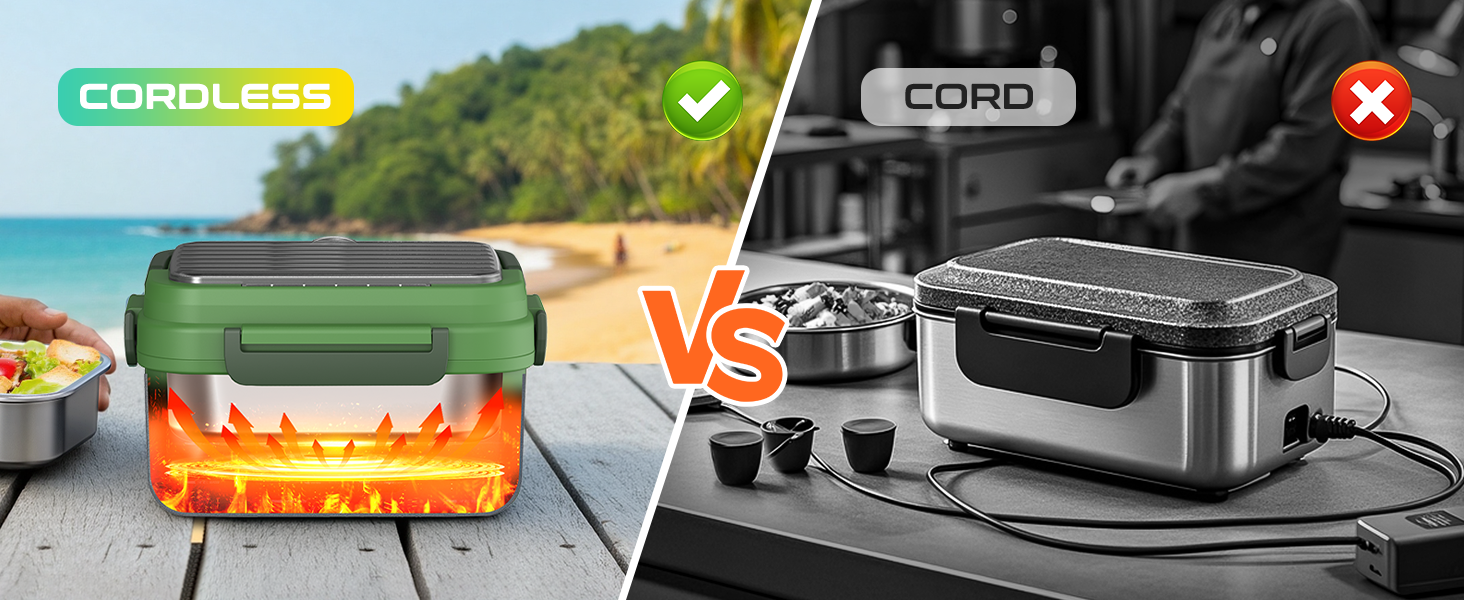 cordless electric lunch box