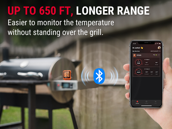 meat thermometer wireless wifi meat thermometer bluetooth thermometer meat probe