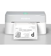 MUNBYN Bluetooth Thermal Label Printer RW403B, Wireless 4x6 Shipping Label Printer for Small Busi...