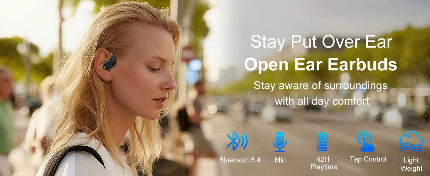 YS4B bluetooth open ear earbuds