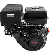 420CC 15HP Gas Powered Engine, 4 Stroke Engine OHV Horizontal Gas Engine Recoil Starter Go Kart M...