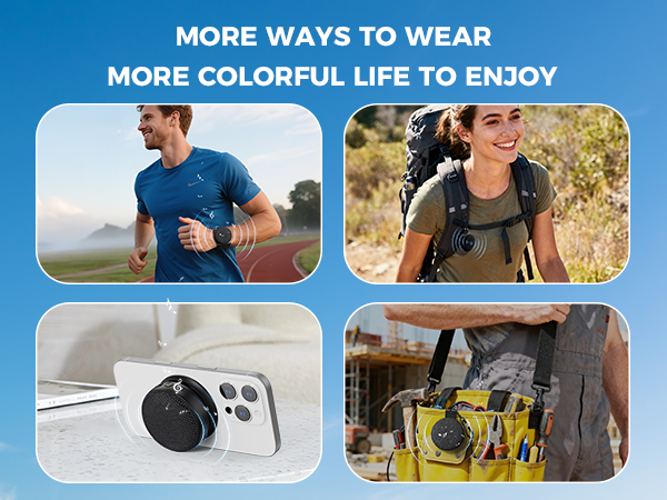 wearable bluetooth speaker