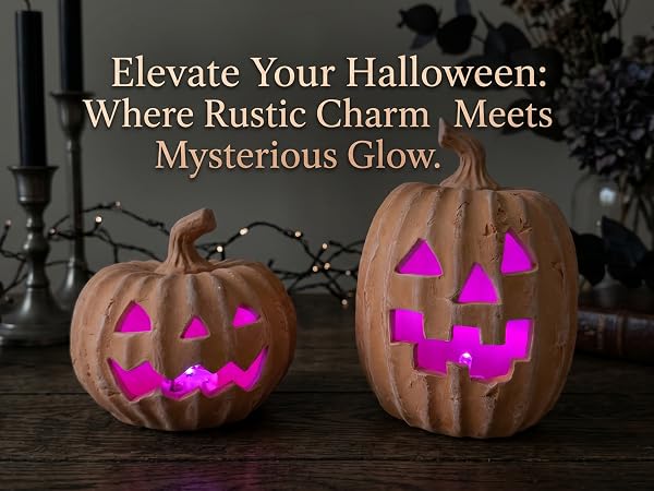 Halloween pumpkin lights