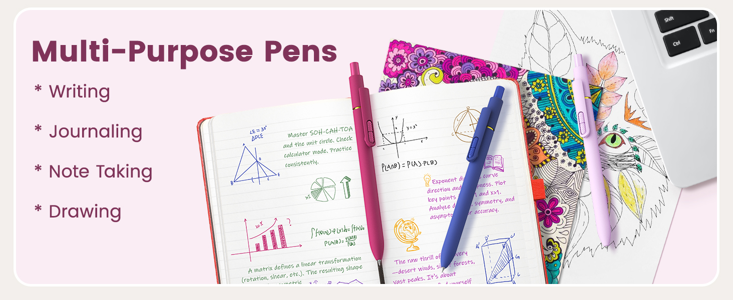 colored pens for journaling