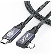 Right Angle USB C Cable 3ft, 90 Degree USB4 40Gbps Data/8K 5K@60Hz 4K@144Hz | Video, 240W Thunder...