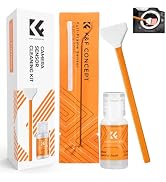 K&F CONCEPT 24mm Full Frame Sensor Cleaning Swab*6 + 20ml Sensor Cleaner, DSLR SLR Digital Camera...
