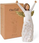 Cuayaes Courage Angel Figurines Healing Gifts for Women Congratulations New Beginnings, Cancer Su...