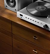 ANGELS HORN High Fidelity Bluetooth Vinyl Turntable Record Player with Bookshelf Speakers, AT-360...