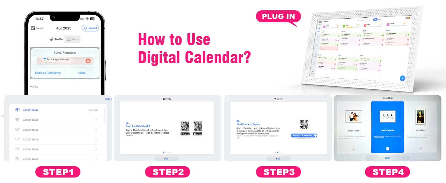 digital desk calendars