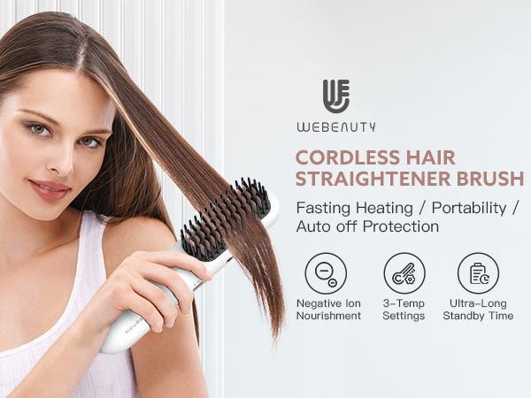 hair straightener brush