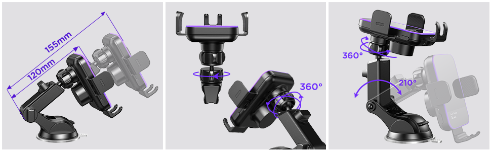 wireless phone charger for car