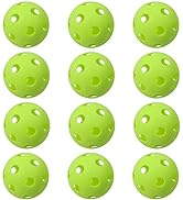 GSE Pickleball Balls, 26 Holes Indoor Training Pickleballs Set, Flight Hollow Plastic Practice Ba...