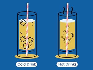 paper straws for hot cold use