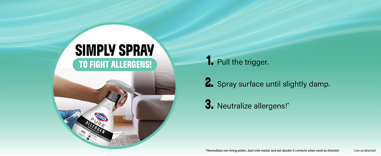 Simply spray to fight allergens