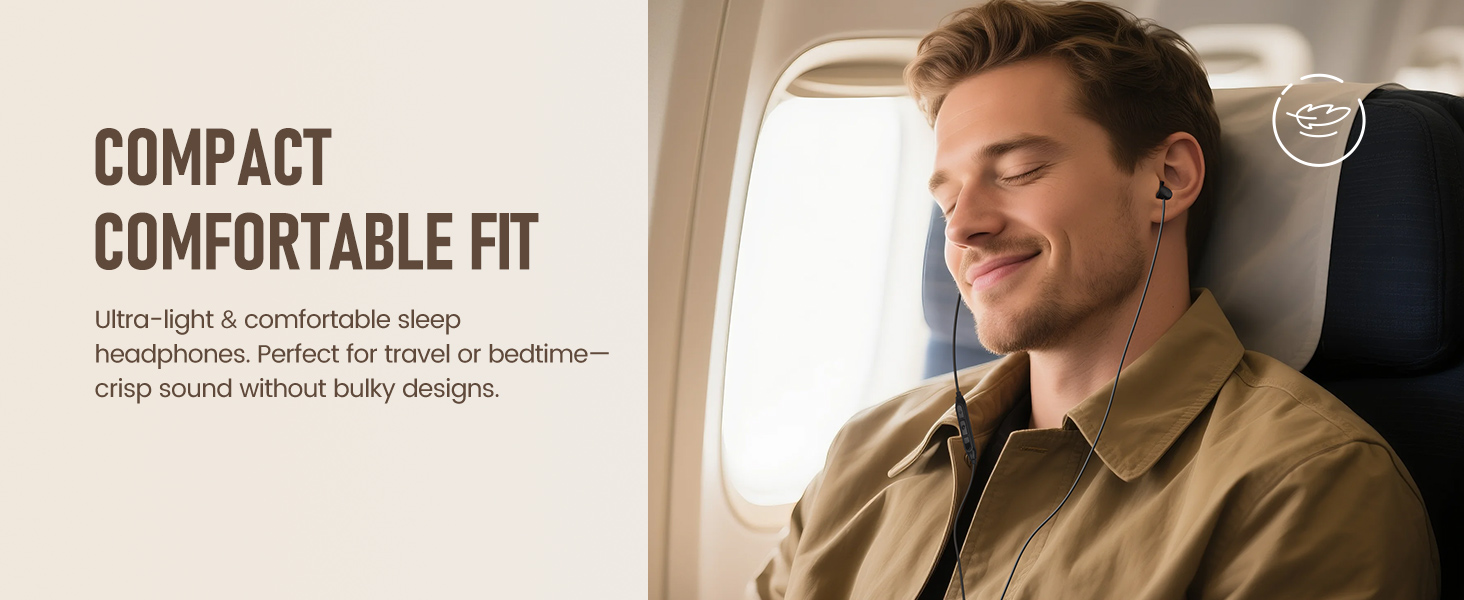 comfortable fit sleep headphones