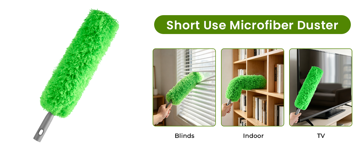 Short Use Microfiber Duster