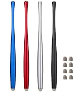 Slim Waist Stylus Pens for Touch Screen, Compatible with iPad, iPhone, Kindle Fire, 8 Extra Repla...