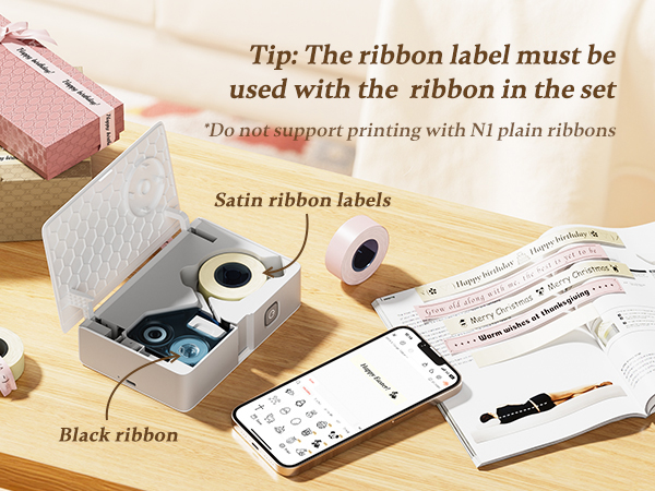 NIIMBOT N1 Satin Ribbon Set