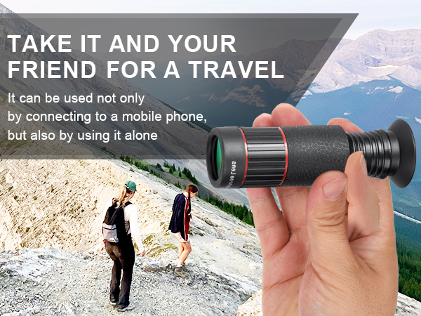 telephoto monocular lens