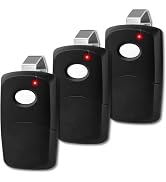 3X for Multicode Linear 308911, 10 dip Switch Gate Opener Remote 300MHz, Multi Code Garage Door O...