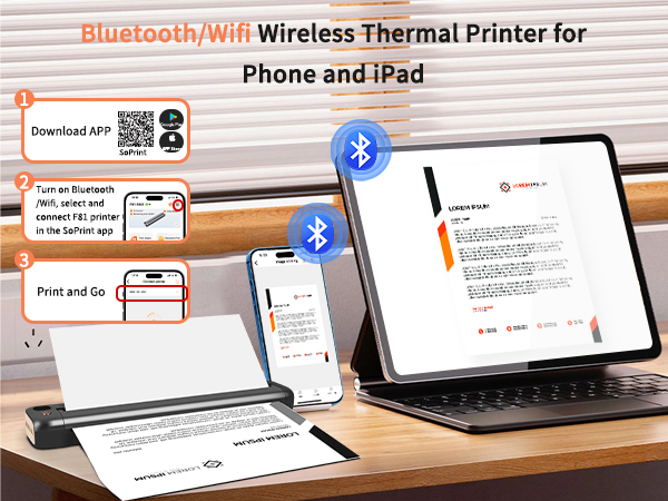 Bluetooth/Wifi Connection for Phone and iPad