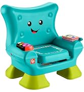 Fisher-Price Laugh & Learn Toddler Learning Toy Smart Stages Chair, Teal, Music Lights & Activiti...