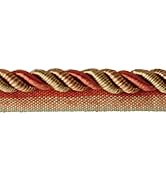 Fenghuangwu 13 Yard Handmade Cord Trim, 1Cm/0.39Inch Diameter Twisted Trim Cord Rope for DIY,Home...