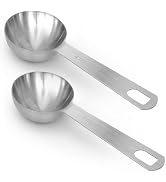 2 PCS 4 Teaspoon(20 mL | 20 cc | 4 Tsp | 1 1/3 Tablespoon) Stainless Steel Single Measuring Spoon...