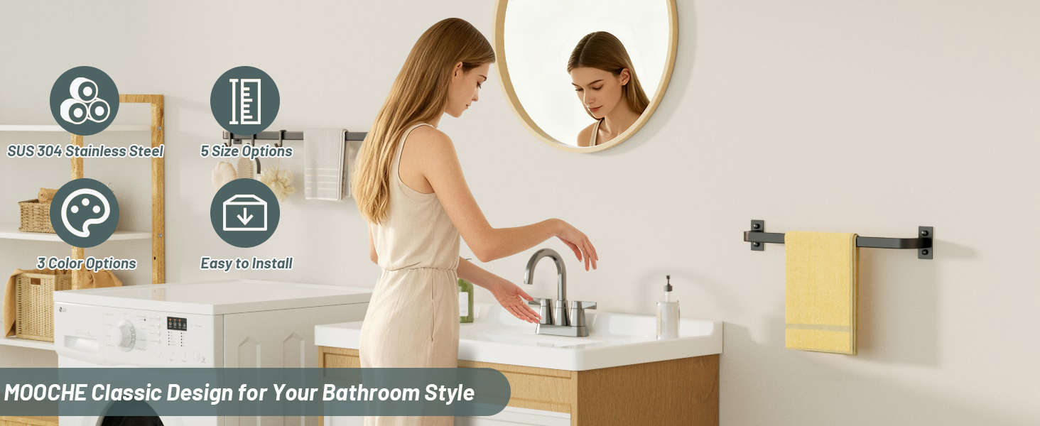 Mooche Bathroom Towel Bar