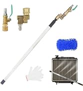 AJOFIEK Radiator Cleaning Wand, 4500 PSI Pressure Washer Tool for Cars,Trucks & RVs, 2025 New 24'...
