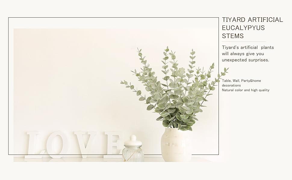 artificial eucalyptus stems down