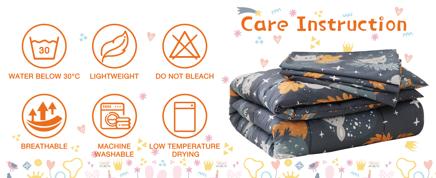 4 Piece Navy Blue Owl Toddler Bedding Set