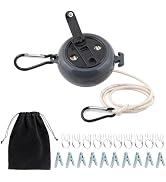 32 FT Portable Travel Clothesline, Retractable Camping Clothesline for RV, Cruise Ships, Hotels, ...