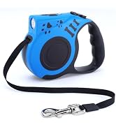 COSOWO Retractable Dog Leash with USB Rechargeable Flashlight for Night Walks, 16FT Automatic Tel...