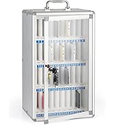 Loghot Aluminum Alloy Pocket Chart Cell Phones Storage Cabinet for Cell Phones,Wall-Mounted with ...