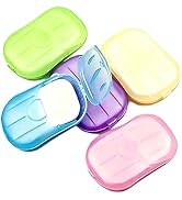Tustao 500 Sheets Disposable Soap Paper 5 Boxes Hand Cleaner Fragrance Mini Color Soap Paper for ...