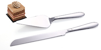 Cake Cutting Set Silver 350X175