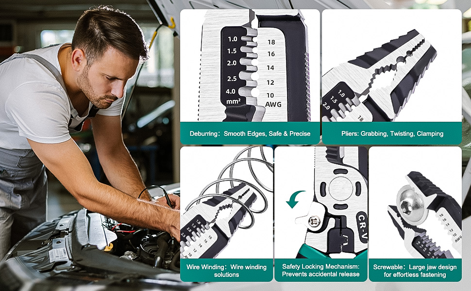One tool, adaptable to multi wires